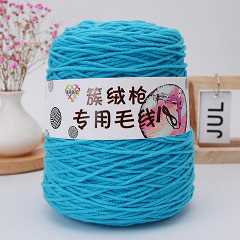 Handmade Wool Tufting Yarn for DIY Carpet Crafting – Long-Staple Cotton Wool