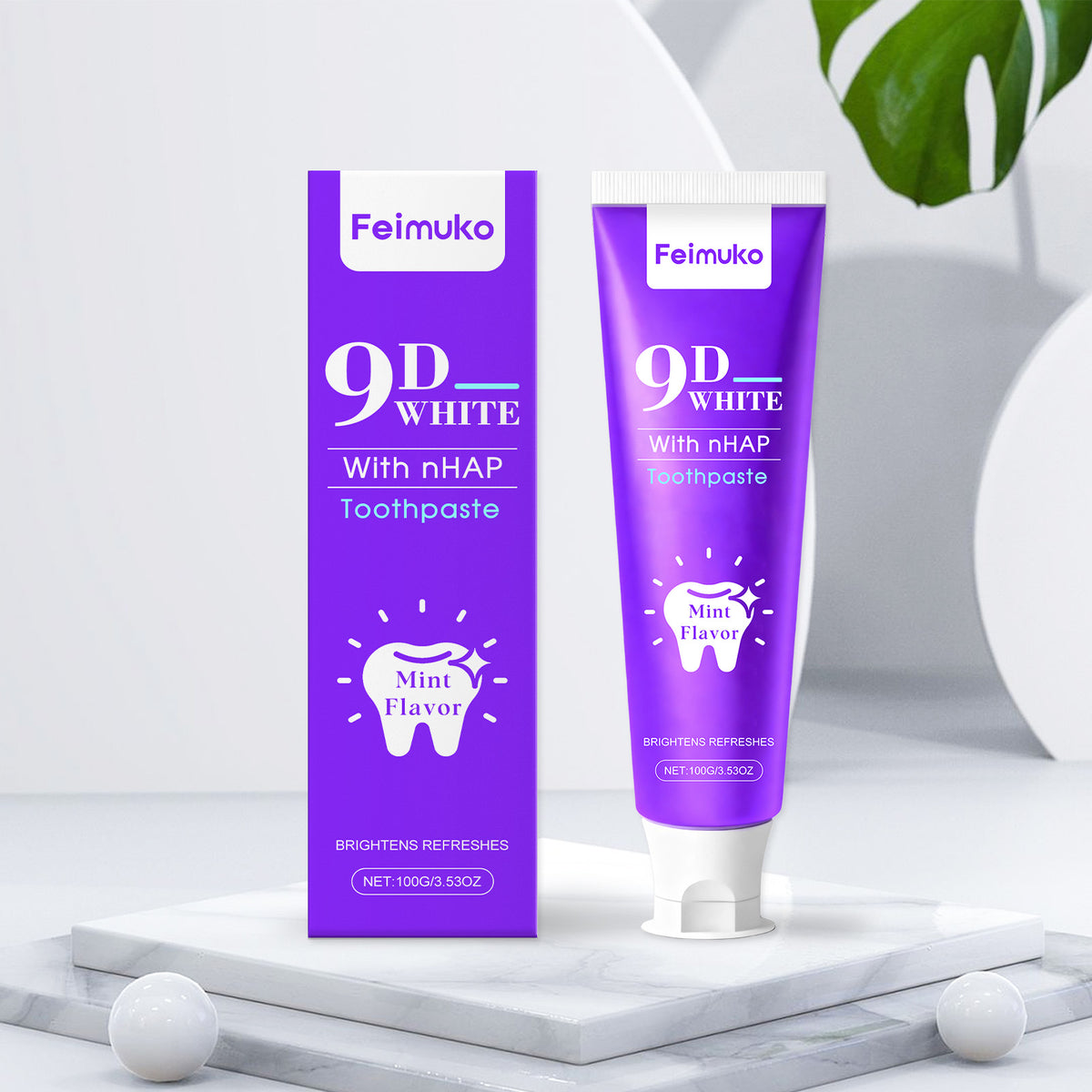 Purple Stain Removal & Whitening Toothpaste 100g