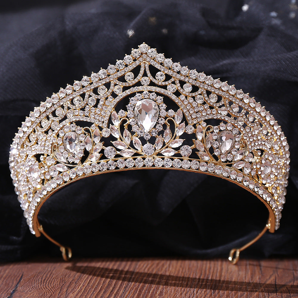 Rhinestone Bride Crown Headwear