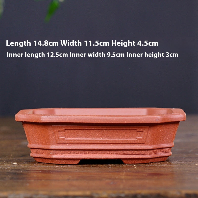 Breathable Ceramic Flower Pot for Home Garden Office Balcony - Multiple Colors