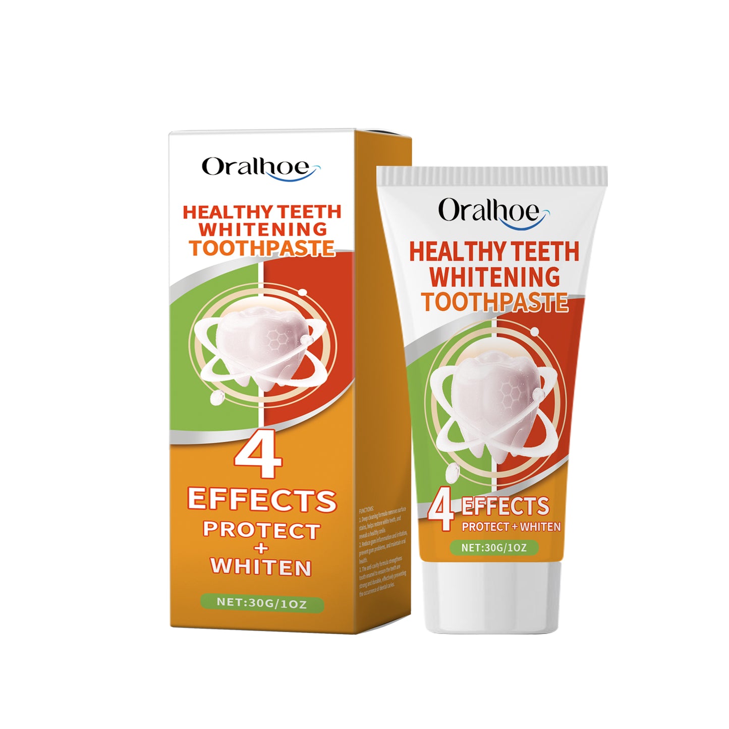 Whitening and Anti-Moth Toothpaste 30g - Oral Care for Bright Teeth