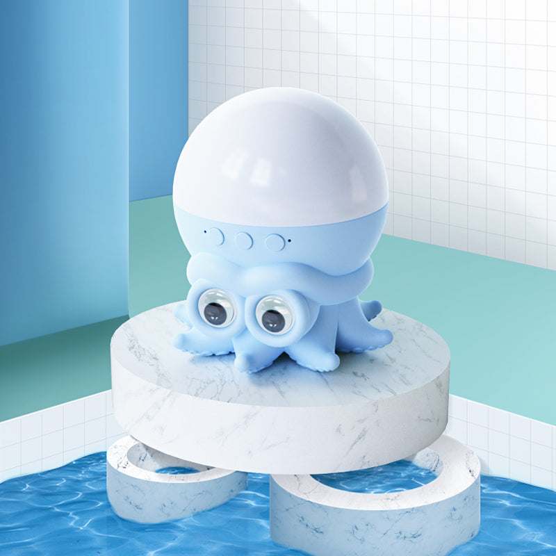 Ocean Series Octopus Projection Night Light with Bluetooth - Blue