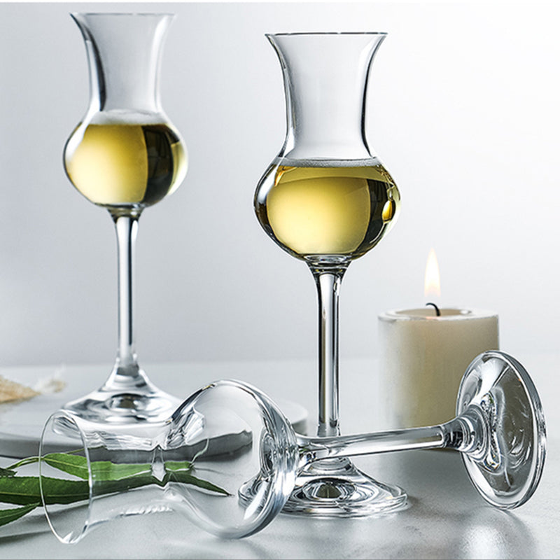 Crystal Whiskey Highball Glasses Set - Simple Modern Drinkware