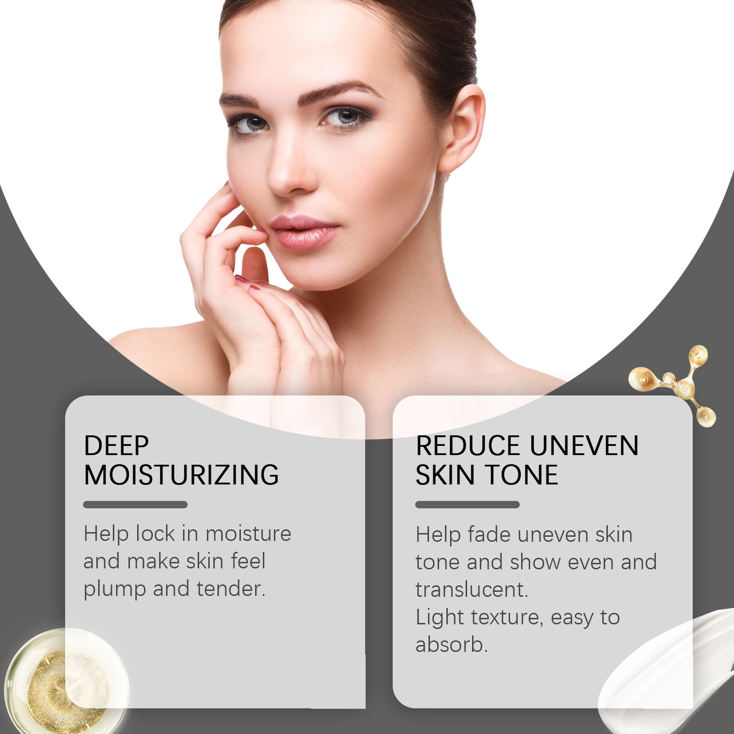 Hydrating Facial Serum with Aloe Vera and Licorice Extract - 30ml