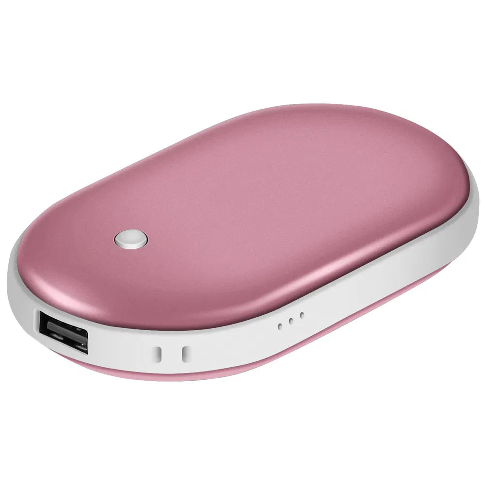 Portable Hand Warmer & 5000mAh Power Bank - Double-Sided Heating