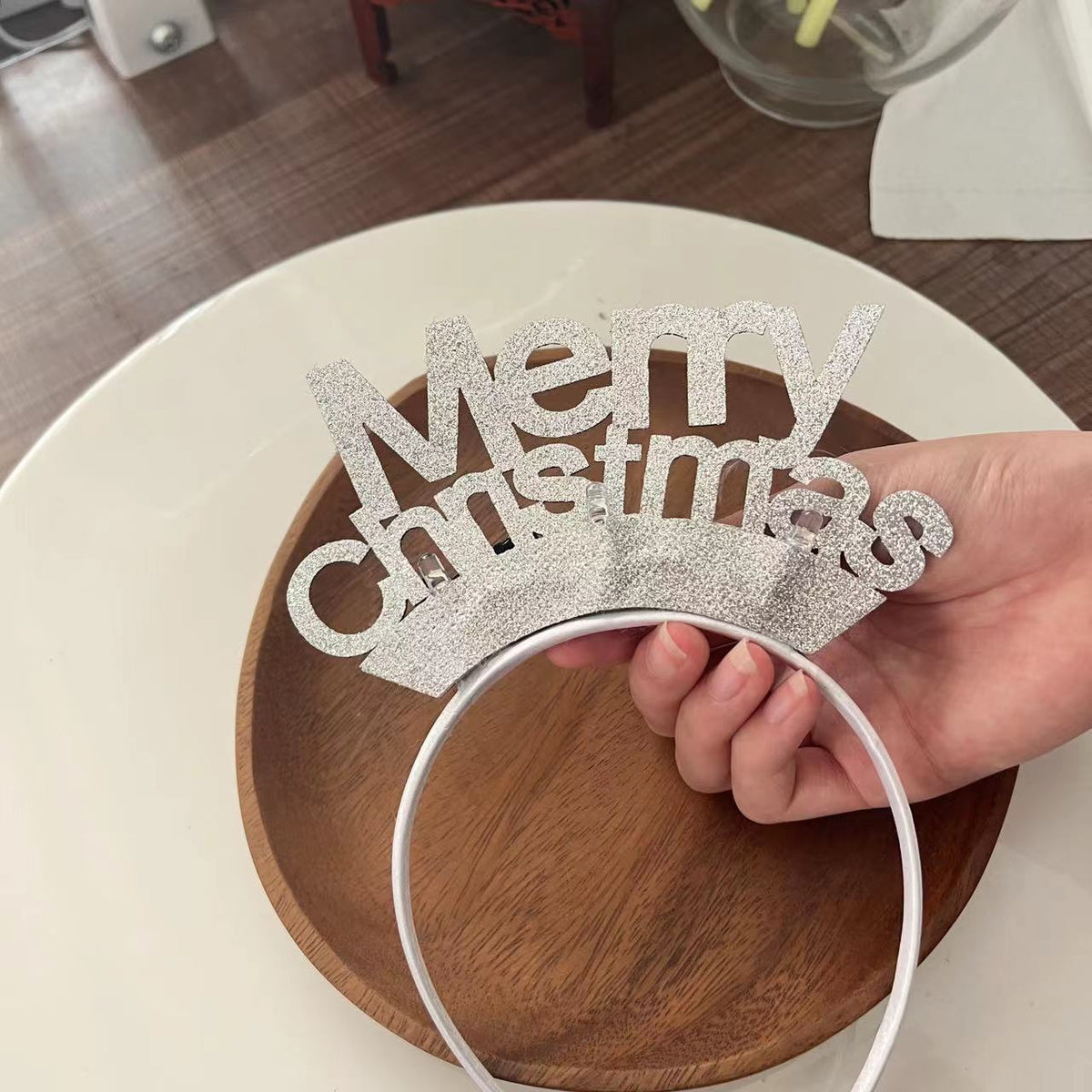 Christmas Light Headband for Women – Snowflake & Holiday Styles