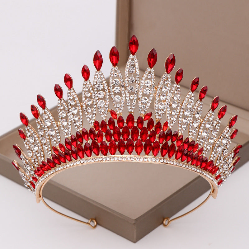 Women's Alloy Crystal Crown Headwear - Elegant Hair Accessory for Special Occasions