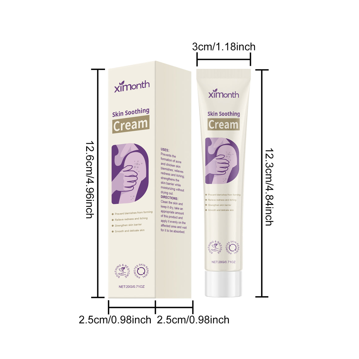 Skin Soothing Cream 20g Box
