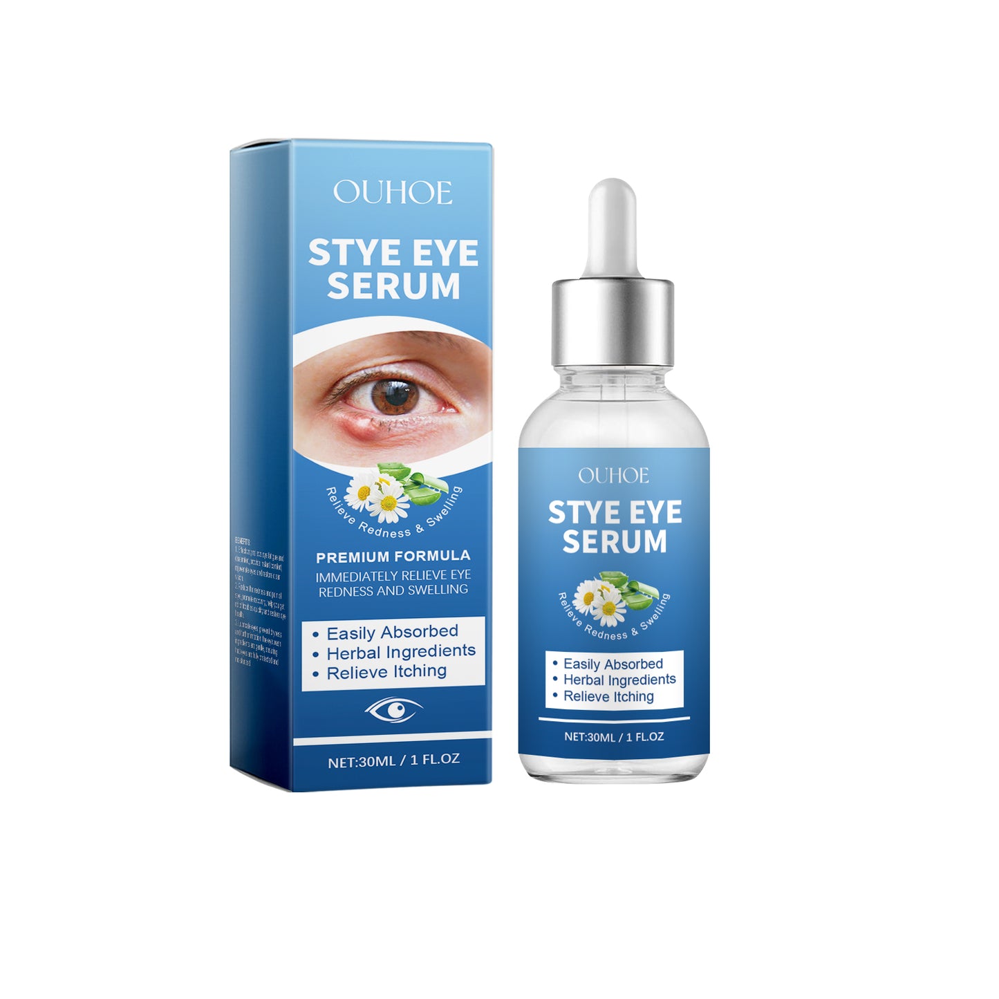 Moisturizing Eye Care Drops - Daily Relief for Dry Eyes with Aloe Vera