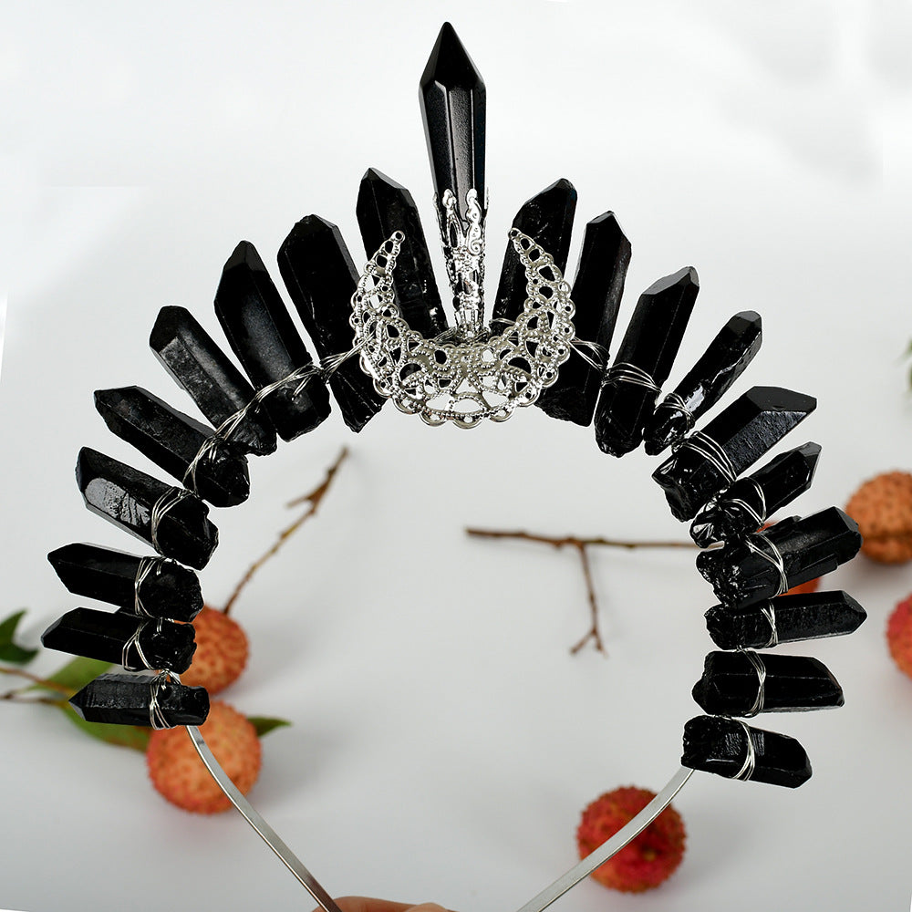 Crystal Moon Handmade Hair Band