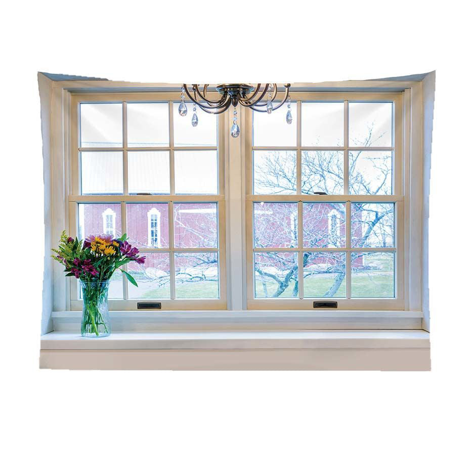 False Window Scenery Background Cloth for Home & Garden Curtains