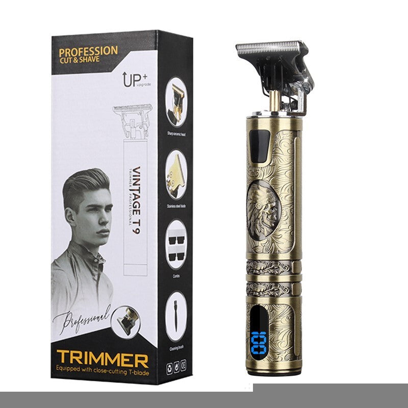 Professional Cordless T-Blade Hair Trimmer & Beard Grooming Kit - USB Rechargeable