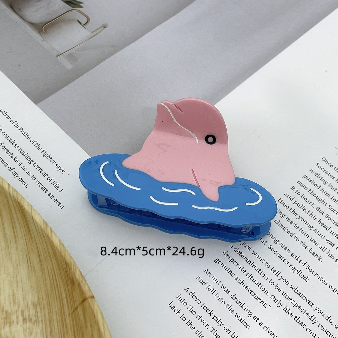 Ocean Design Hairpin - Conch, Whale & Crab Patterns