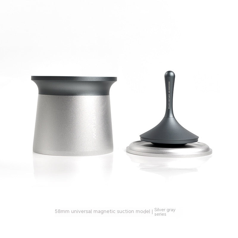 Gyro Coffee Powder Sifter & Grinder for Fine Powder Production, Silver Gray