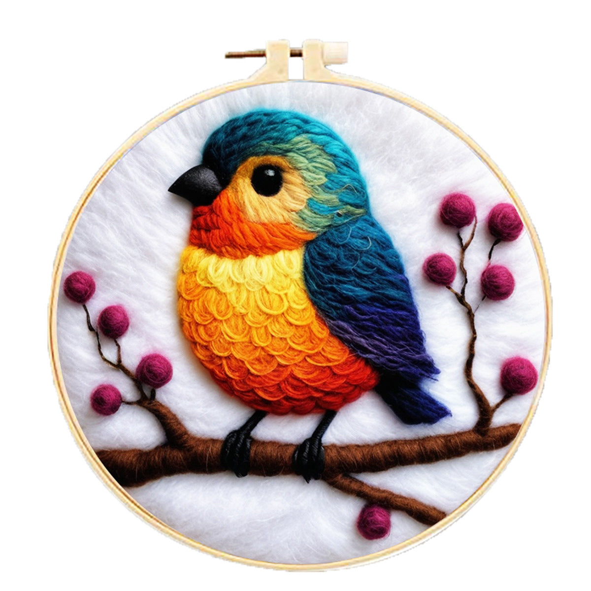 Embroidery Needle Felt Blanket Painting Kit - House Decor & Crafts