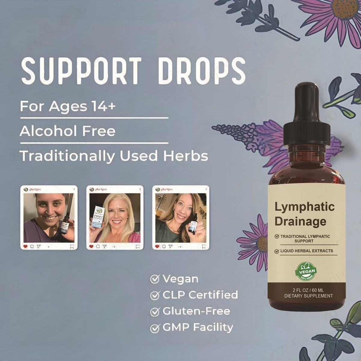 Lymphatic Drainage Droplets, 60ml