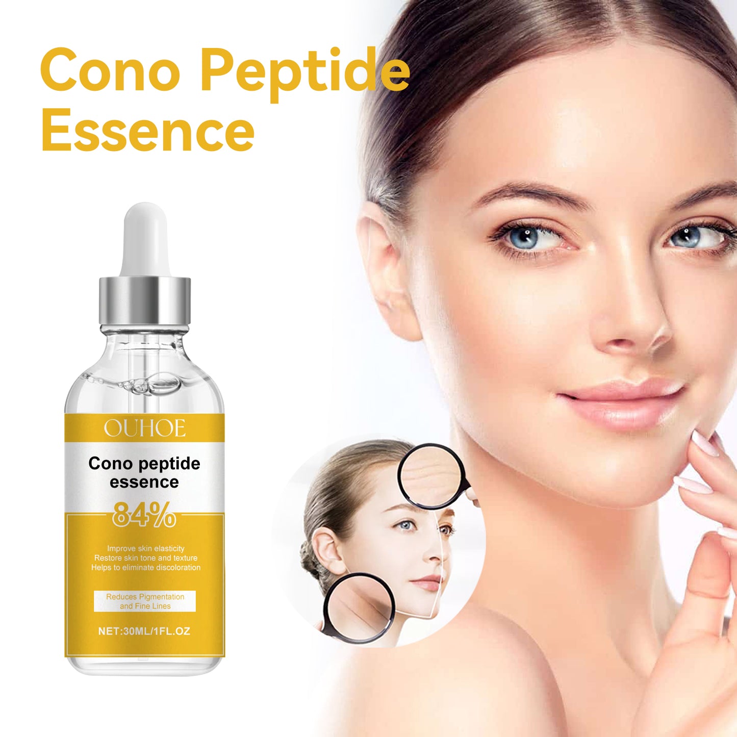 Peptide Anti-Aging Facial Essence - Moisturizing & Smoothing Serum 30ml