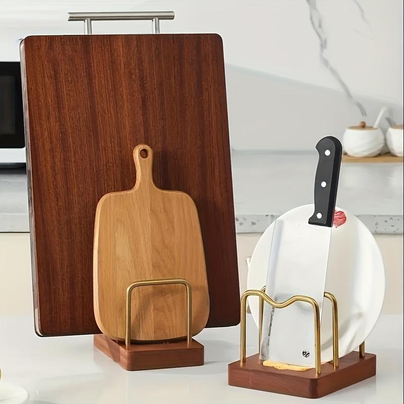 Set Of 2 Classic Solid Wood Kitchen Shelves Sturdy Top Shelf With