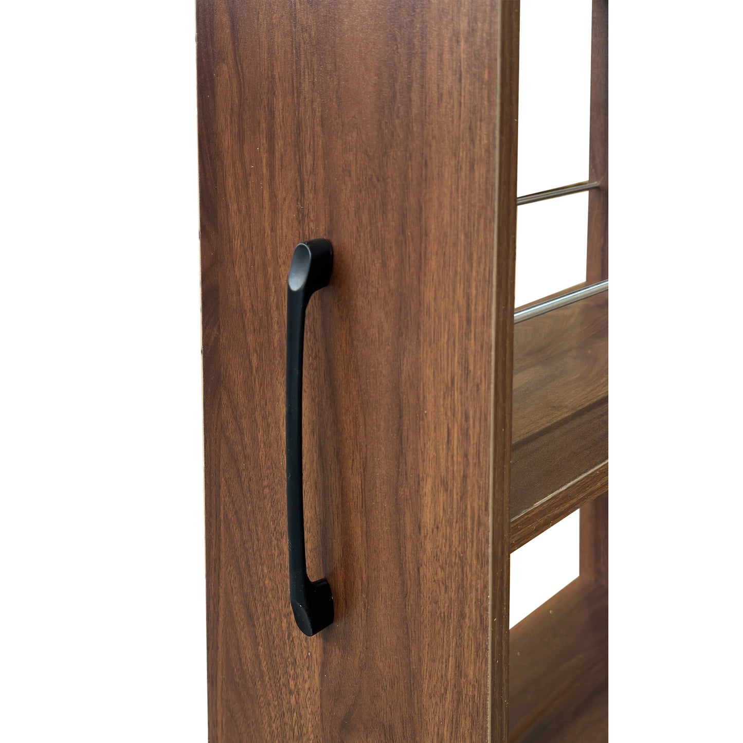 7-Tier Multi-Functional Pull-Out Storage Shelf - Walnut