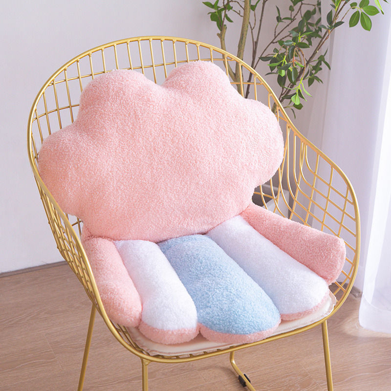 Office Long Sitting Waist Cushion - Comfortable Plush Support, 75x50cm
