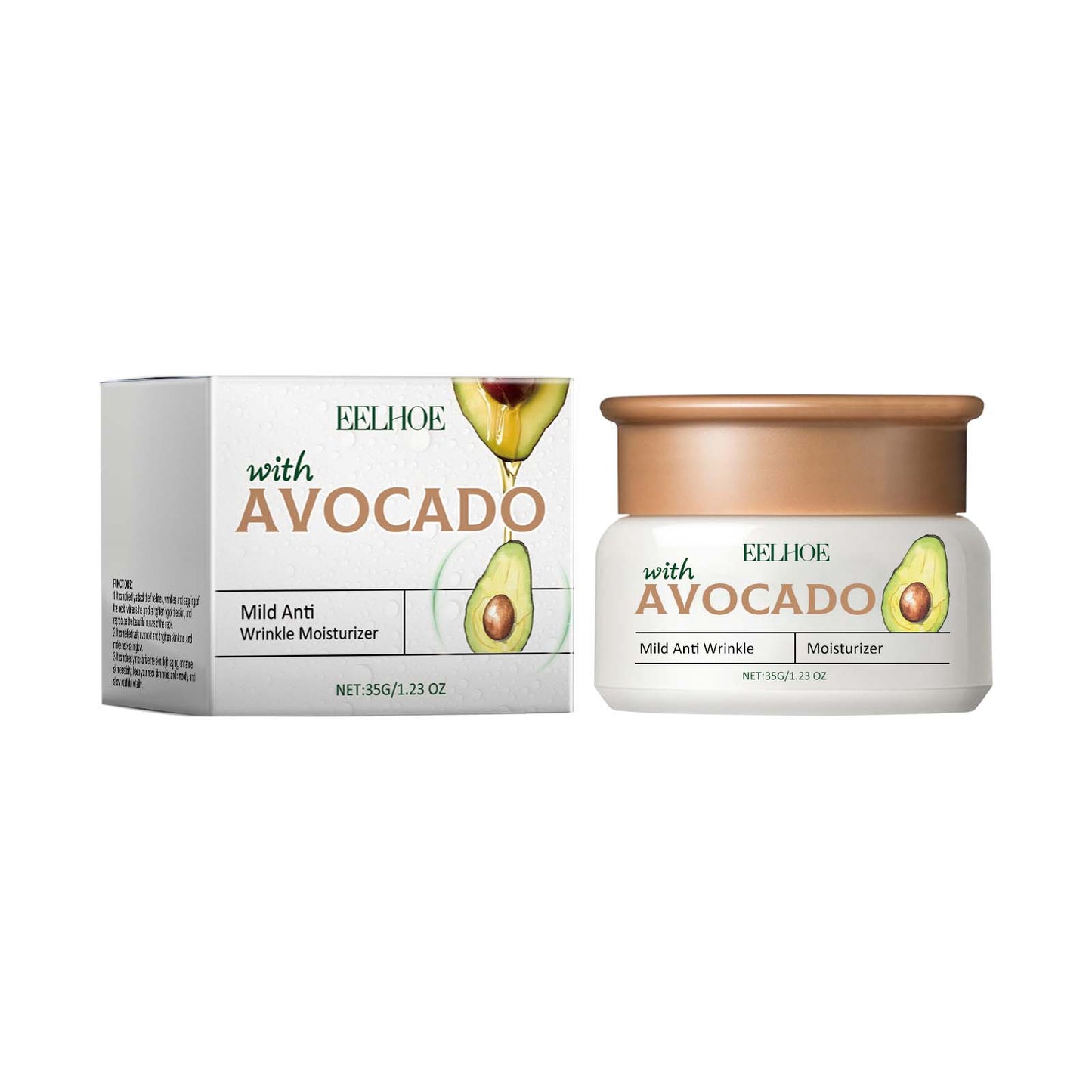 Avocado Anti-Wrinkle Moisturizing Cream - Vitamin E Facial Skin Care