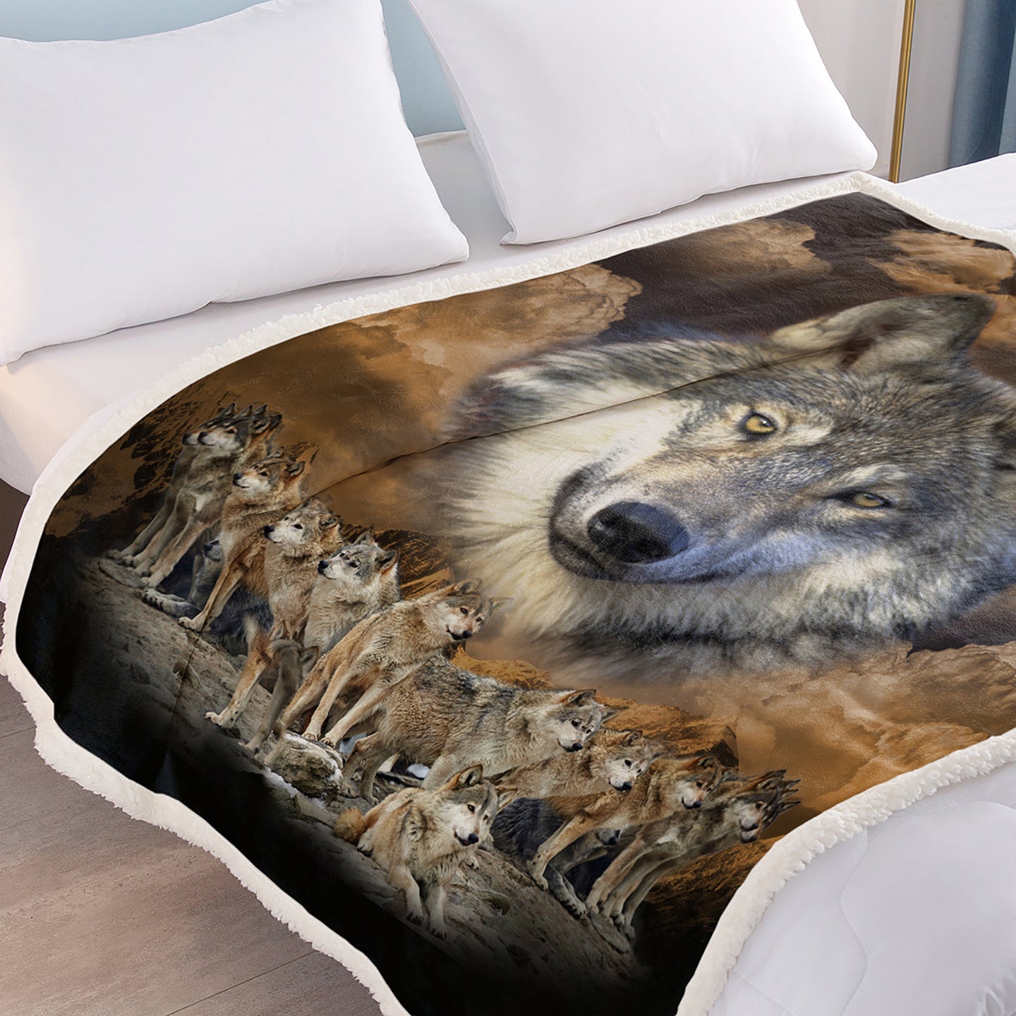 Sherpa Fleece Blanket - Cozy Warm Plush Throw 50x60" & 60x80"