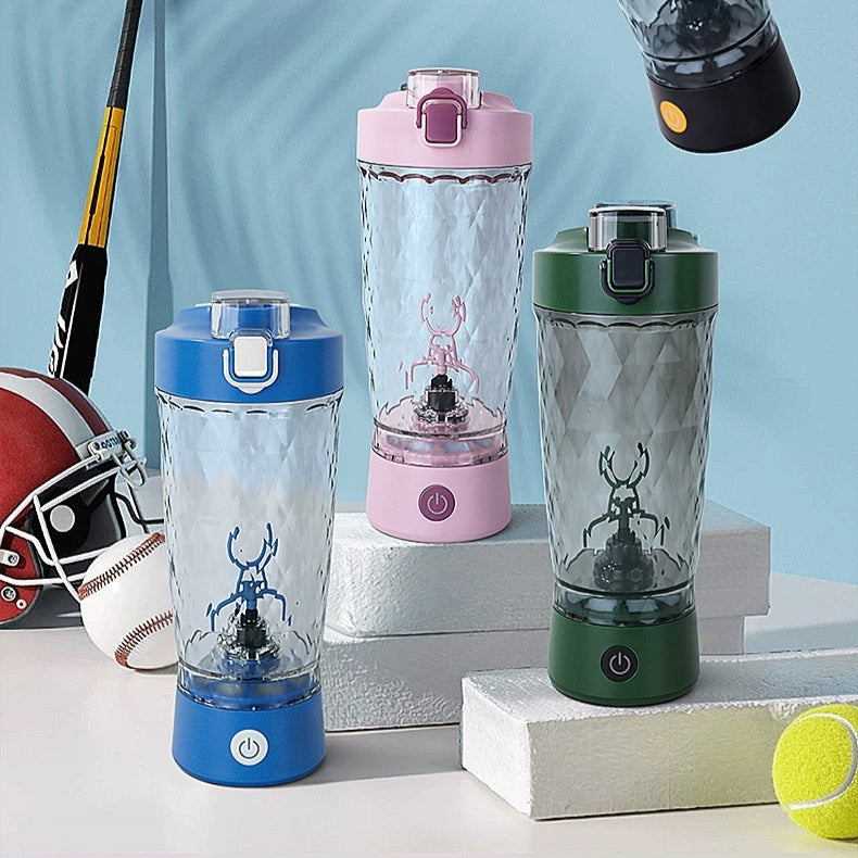 Automatic Mixing Plastic Cup with Powder Storage - 501-600ml, Vibration & Blending