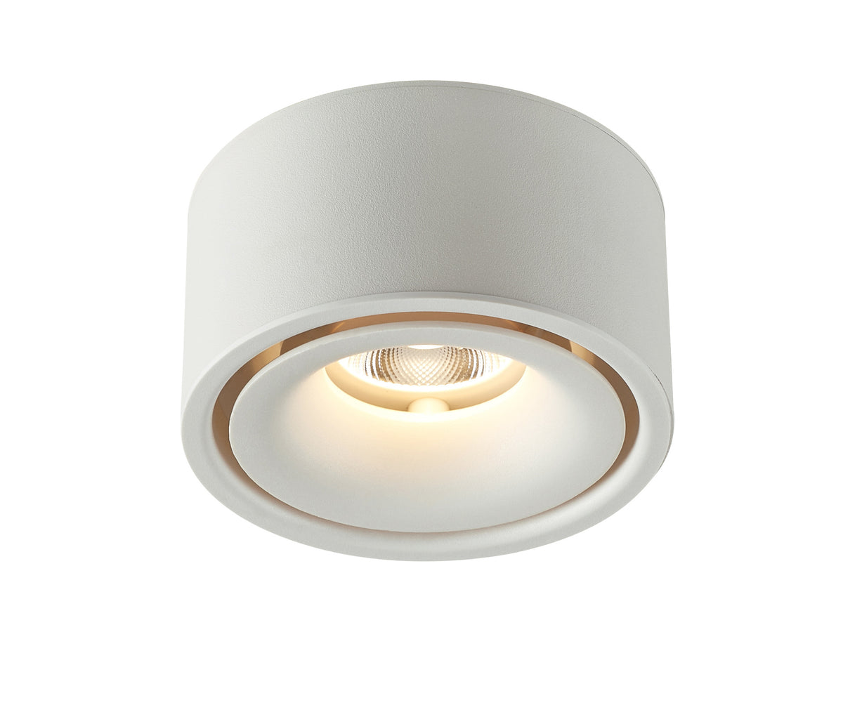 Round Nordic Surface Mounted LED Ceiling Spotlight - Modern, Adjustable Lighting Fixture