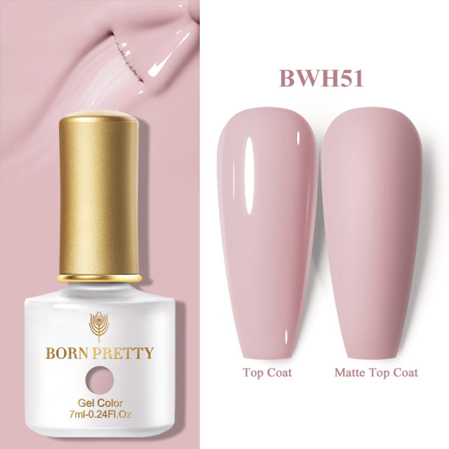 One-Color Gel Nail Polish 7ml - Long-Lasting, Non-Toxic, Professional & Home Use