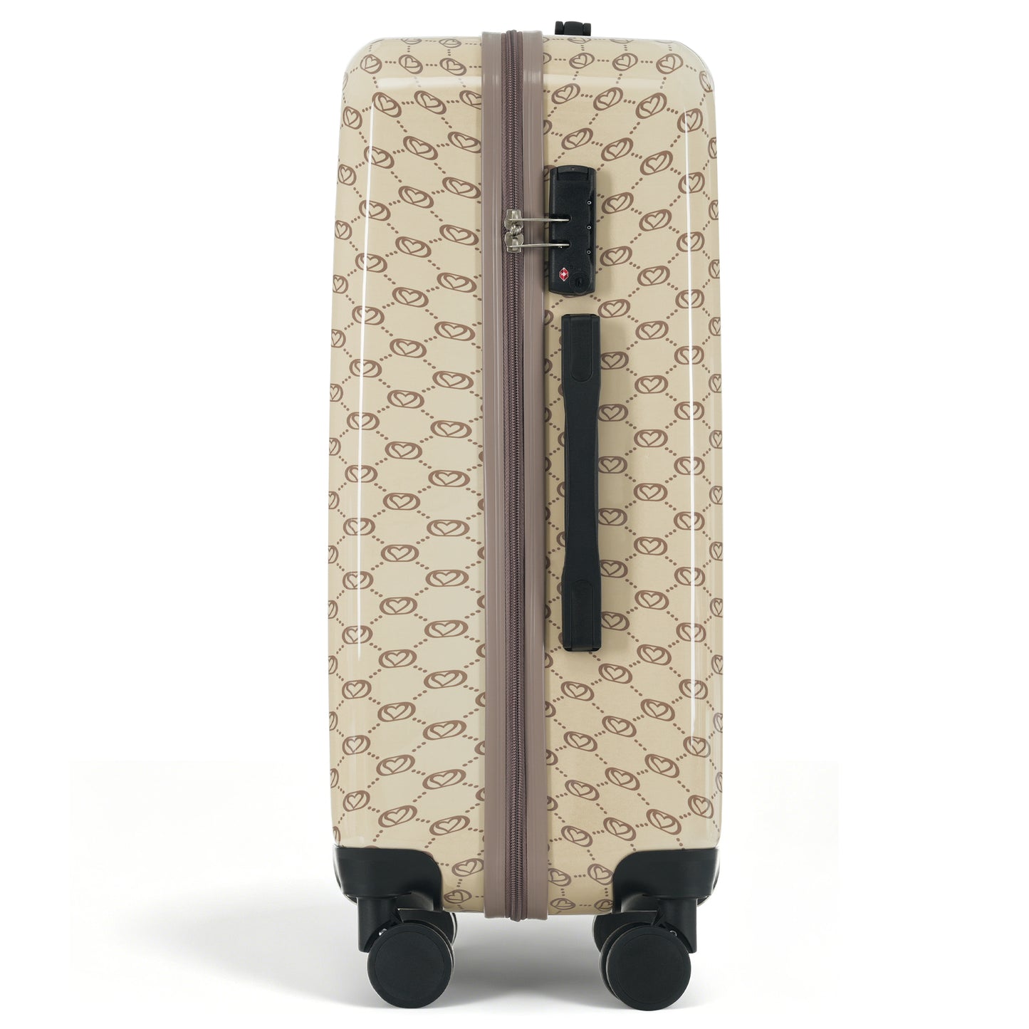 5-Piece Hardside Luggage Set with TSA Lock - Khaki