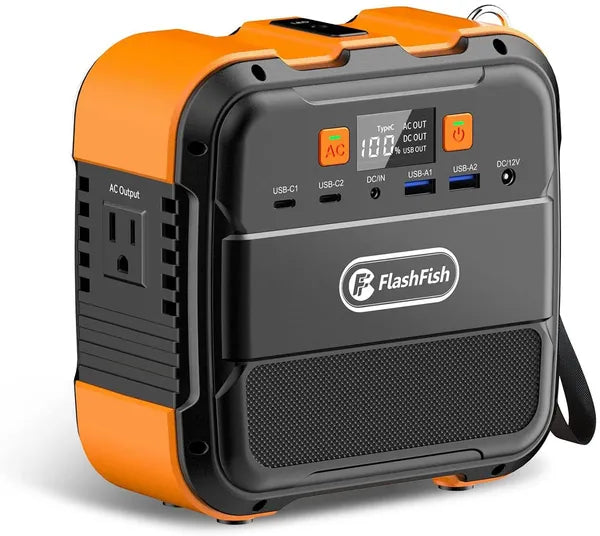 Portable Power Station 120W Solar Generator Battery Pack - 98Wh