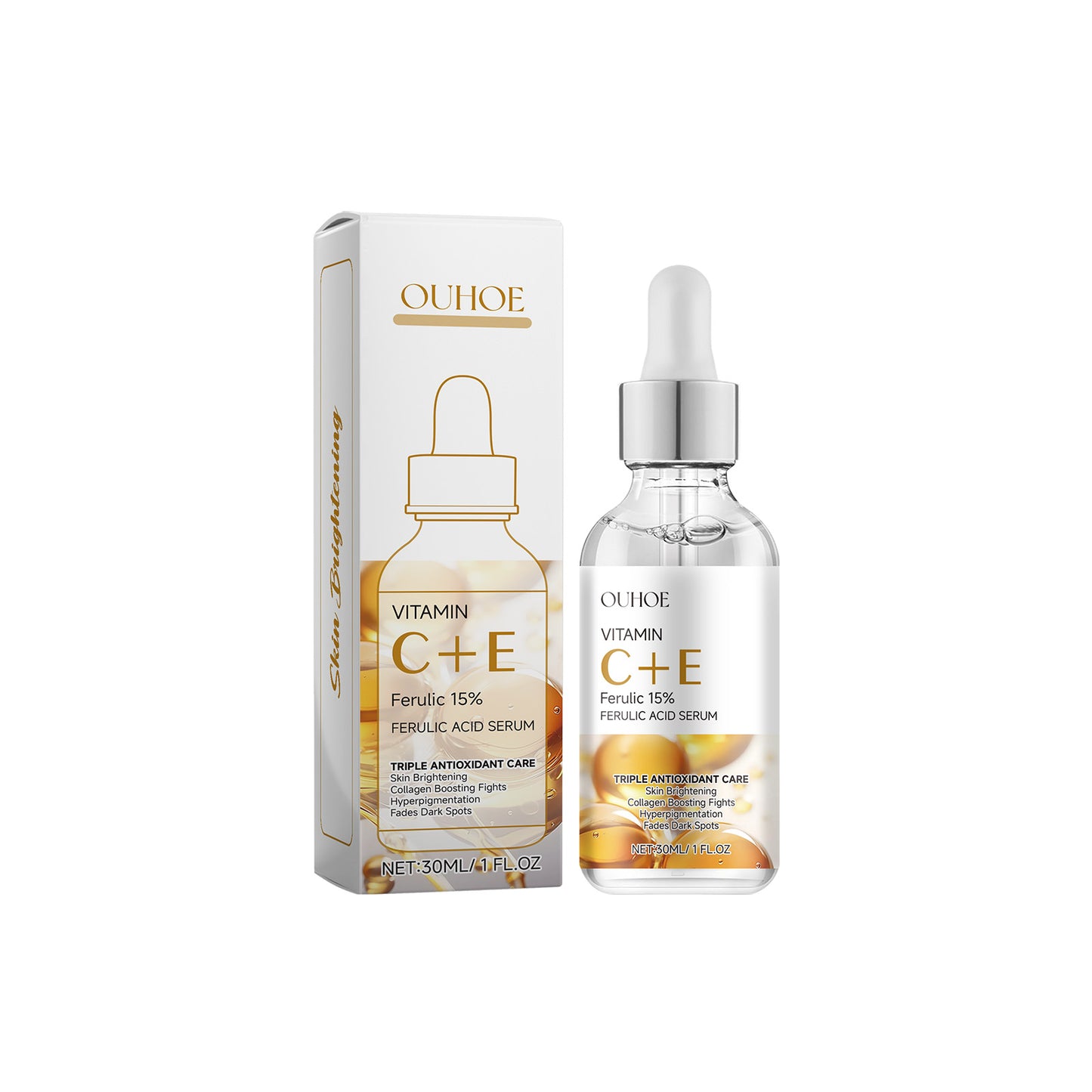 Facial Firming Serum with Vitamin E & Peptides - 30ml Anti-Aging Essence