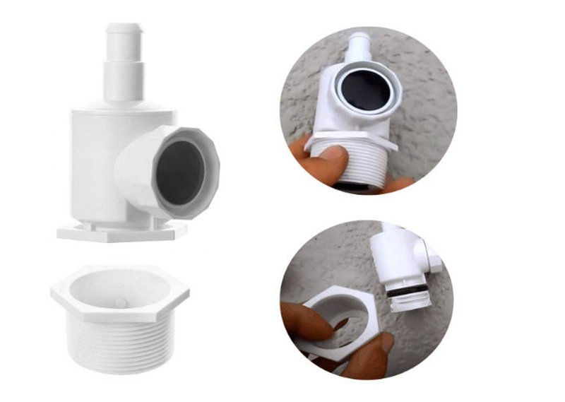 Pool Vacuum Sweeper Connector Kit - PVC Pool Cleaner Parts