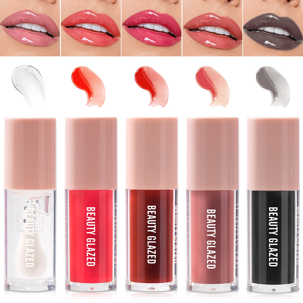 Black Lip Oil Moisturizer for Lip Care, Hydrating Gloss - Multiple Styles
