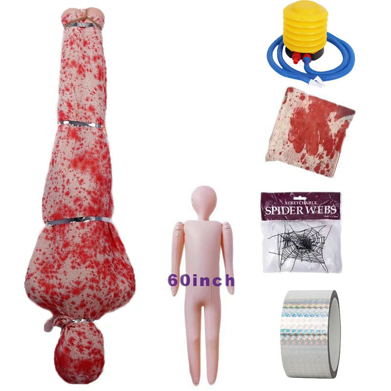 Halloween Blood-Stained Fake Corpse Horror Prop Hanging Ornament for Decorations