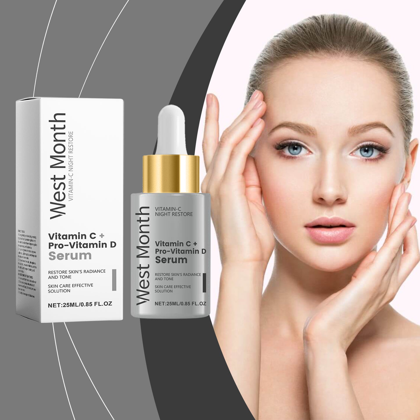 Vitamin C Facial Essence with Jojoba Oil & Cactus Extract - 25ml