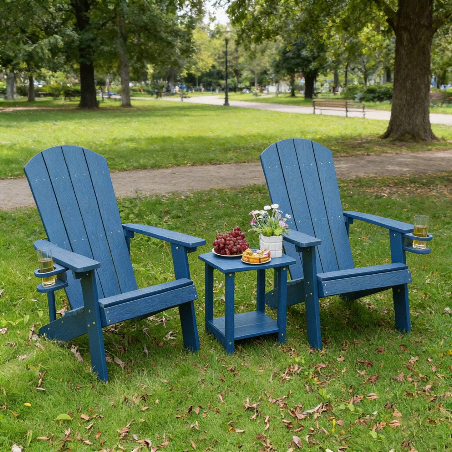 2-Piece All-Season Outdoor Lounge Chairs Perfect For Patio Chats &