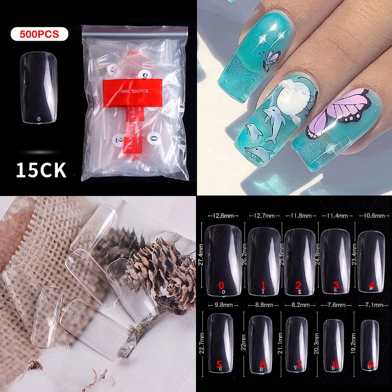 French Pointed Non-Marking Ballet Nail Art Tools - Transparent