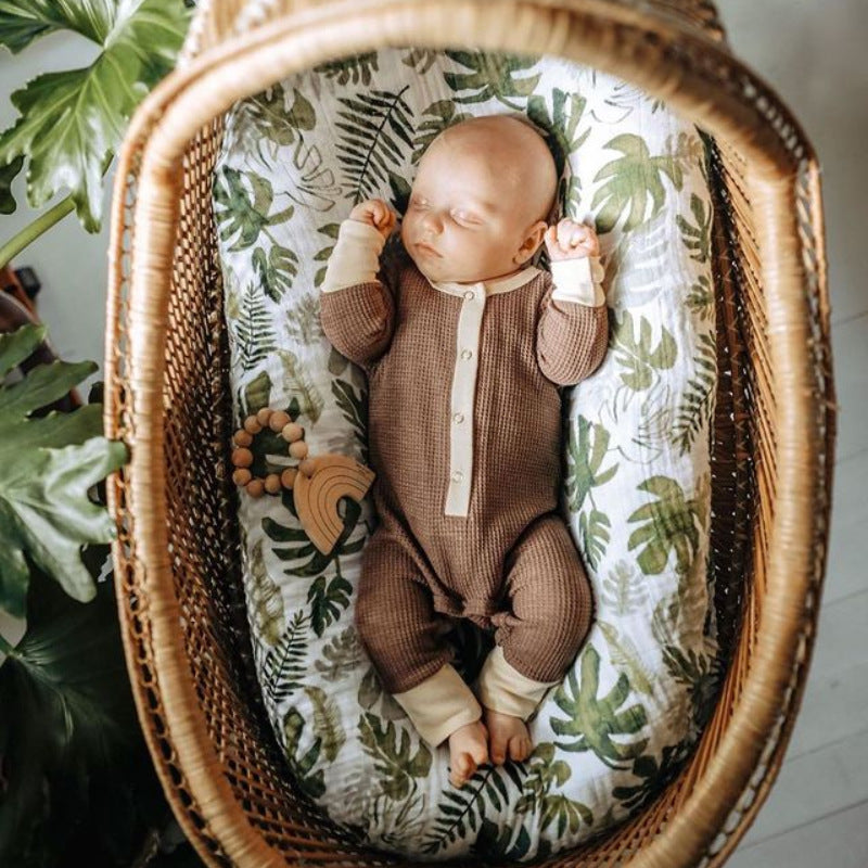 Baby Cotton Yarn Change and Wash Cover - Dinosaur, Forest Animals & Floral Patterns