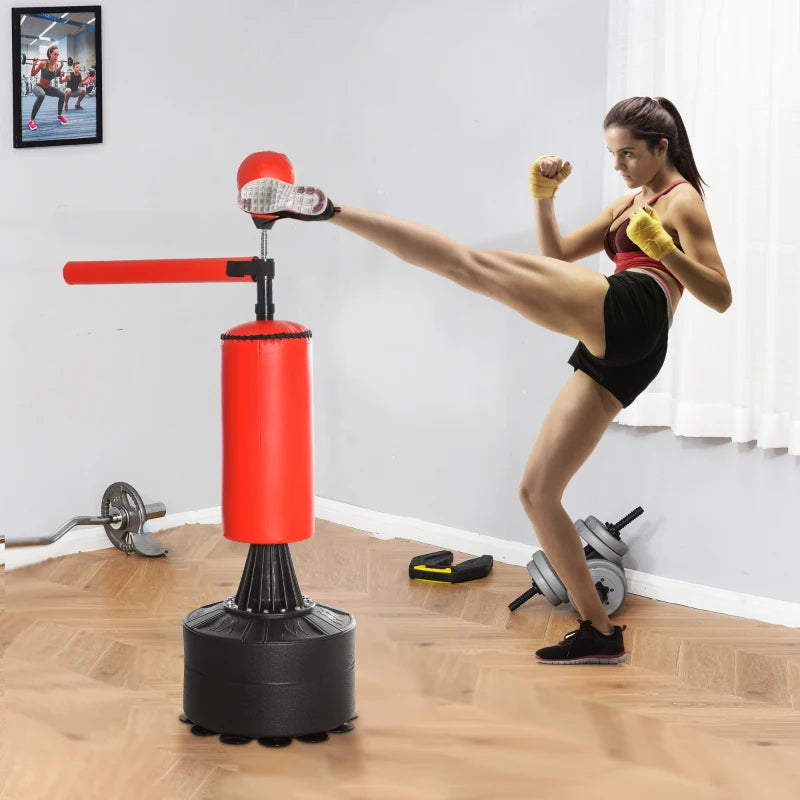 Freestanding Boxing Bag with Speed Ball and Adjustable Height