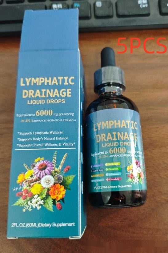 Lymphatic Drainage Drops 60ml Detox Support | All Variants