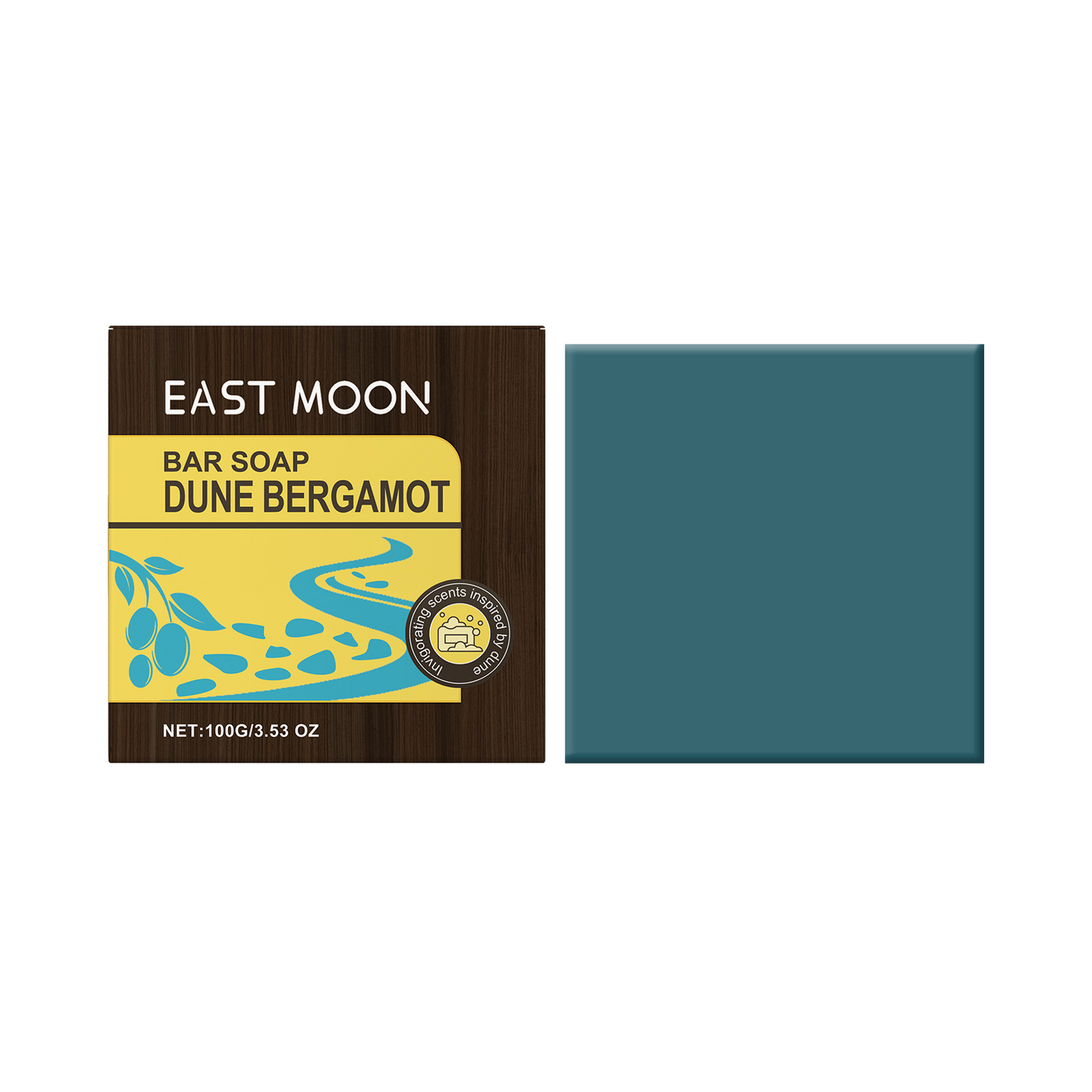 Bergamot Moisturizing Bath Soap - Refreshing Shea Butter Bar Soap