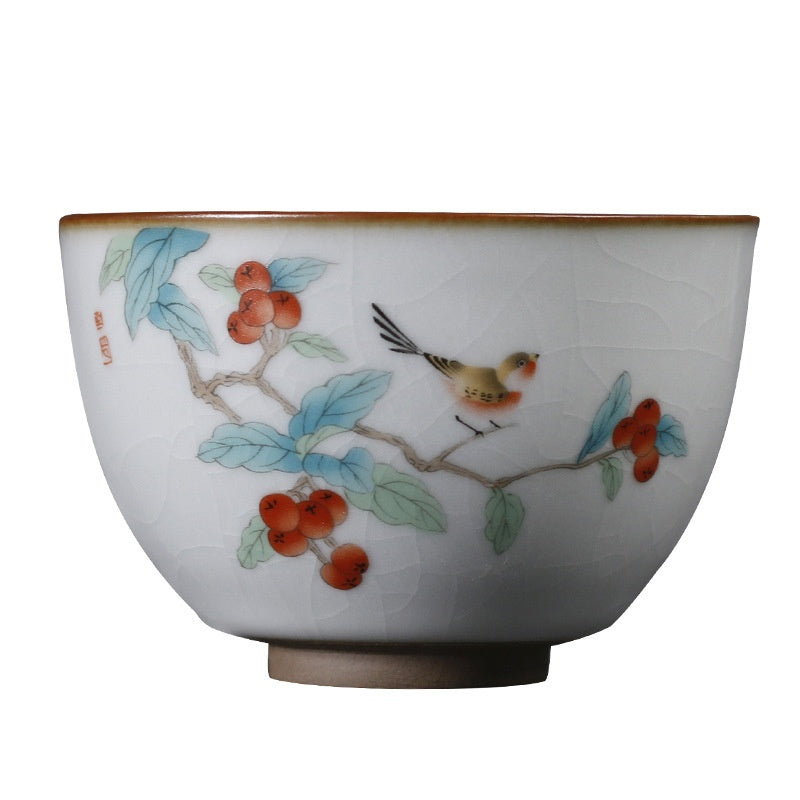 Ceramic Tea Cup Set - Multiple Colors & Designs for Gongfu Tea