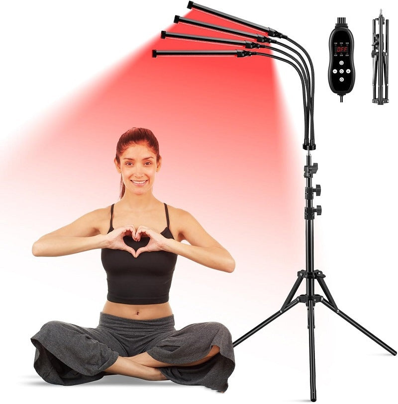 Infrared Light Therapy Lamp with Timer & Tripod - Floor Standing Physiotherapy Light