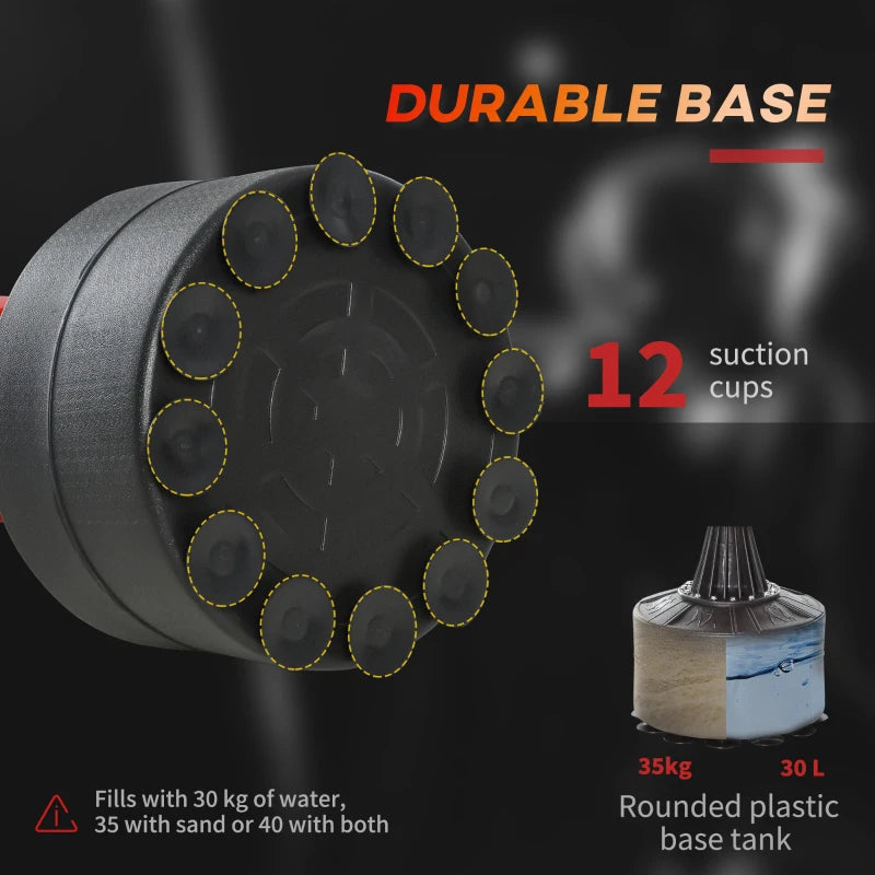 Freestanding Boxing Bag with Speed Ball and Adjustable Height