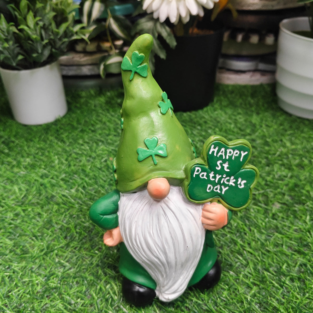 Irish Resin Elf Ornament for Garden & Home Decor - Pastoral Dwarf Figurines