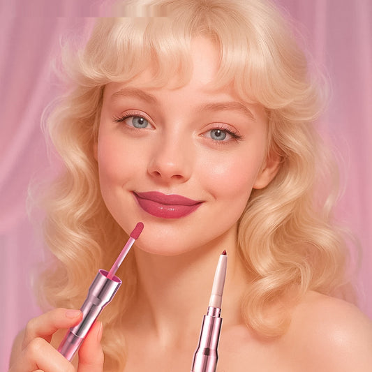 Multi-Purpose Lip Gloss Stick Set - Natural Colors, 0.2g & 5ml