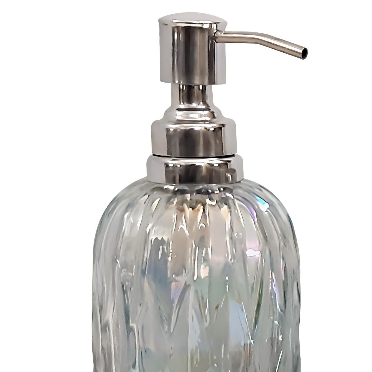 Glass Liquid Soap Dispenser Pump Bottle Bathroom Vanity & Kitchen