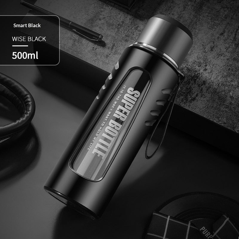 Heat-Resistant Double-Walled Large Capacity Travel Mug - Insulated Drinkware
