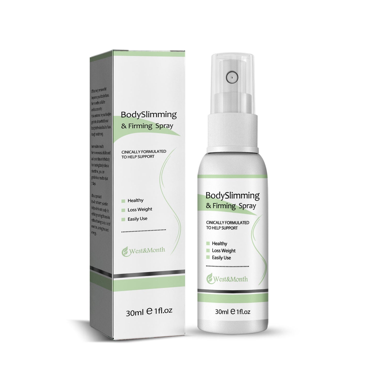 Body Slimming and Firming Spray - Tummy and Arm Toning Massage Lotion